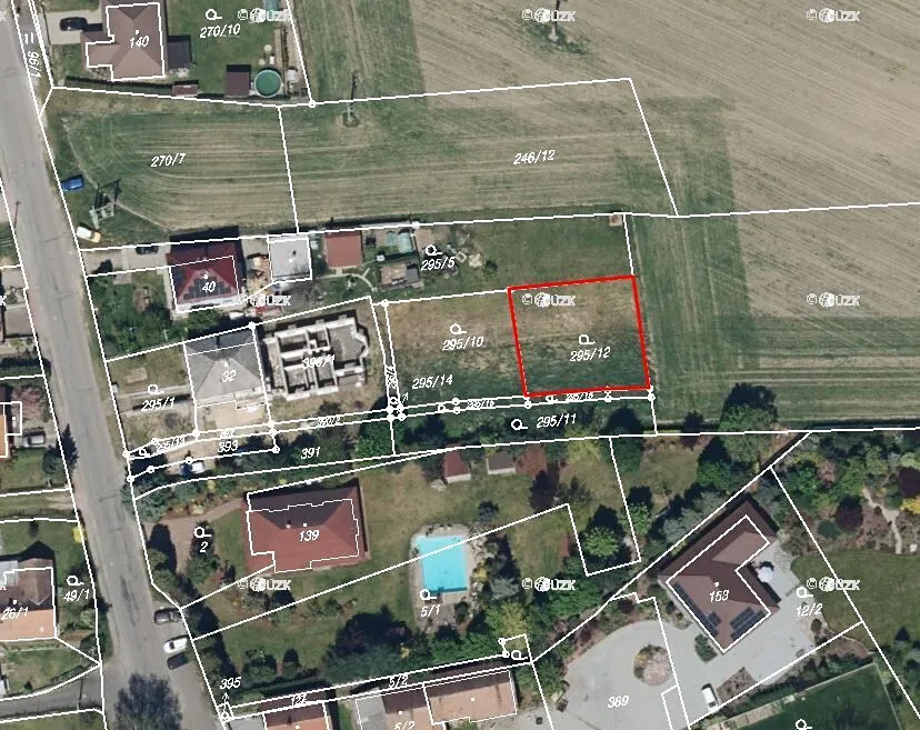 Prodej stavebního pozemku 404 m²